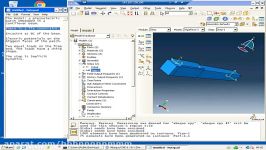 Vibration control using piezoelectric material ABAQUS