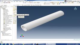 ABAQUS Rubber Pipe with Step Pressure