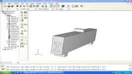 Abaqus modeling part1 3 for notched cast on beam reinforced with steel Isec