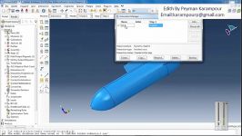 Simulation Blast loading over the submarine model in Abaqus