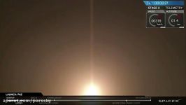 فیلم پرتاب 3 ماهواره اسپیس ایکس موشک فالکون 9