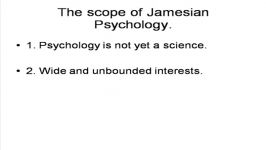 William James  Psychology