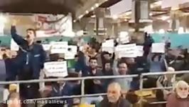 کنایه های تلخ کارگران گروه ملی فولاد درنماز جمعه اهواز