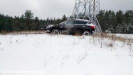 رانندگی در برف شدید دانگ فنگ H30 کراس AX7