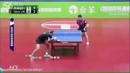 very funny table tennis DO NOT MISS ITآخر خنده پینگ پنگی در عمرتون ندیدید