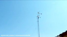 WindMax 1Kw wind turbinegenerators performance in 10mph wind.mp4