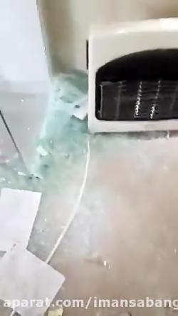 حمله رانندگان خشمگین به دفتر اسنپ در کرمان ۲۴ بهمن ۹۶