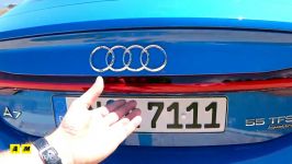 Nuova Audi A7 2018  interni da A8 e coda Star Trek “inspired”  Primo test ENGLISH SUB
