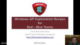 فیلم آموزش Windows API Exploitation Recipes Processes