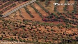 شکار زره پوش ترکیه موشک ضد تانک توسط کردهای عفرین