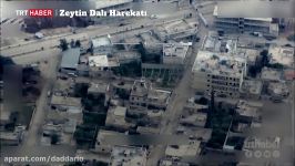 رصد انهدام دقیق پایگاه کردهای عفرین توسط ارتش ترکیه