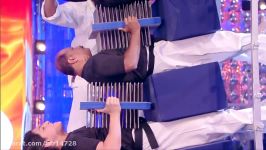 Most layered bed of nails sandwich Guinness World Records Italian Show Ep 4