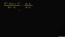 26 Equations with rational expressions