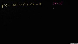 a14 Dividing polynomials with remainders  monomial divi