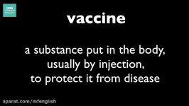 آموزش زبان انگلیسی تلفظ How to pronounce vaccine
