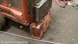 McIntyre 5025SB baler demonstration  copper scrap baling