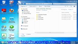 Windows 7 Tutorial Burning a CD or DVD Microsoft Training Lesson 6.8