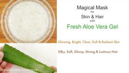 Magic Mask with Aloe Vera  Get Bright Glowing Skin Silky Soft Hair