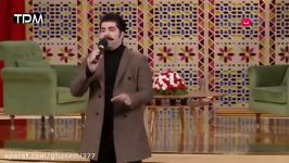 بهنام بانی  اجرای آهنگ عاشقم کرده در برنامه دورهمی