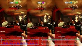 مقایسه فریم ریت بازی The Darkness 2  XOX vs XO vs X360