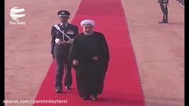 استقبال رسمی رئیس جمهوری نخست وزیر هند روحانی