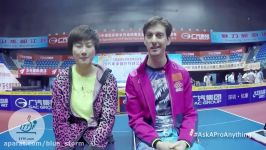 ITTF مصاحبه دینگ نینگ توسط آدام بابرو سال ۲۰۱۵