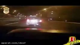 تهران   تعقیب گریز پلیس سارقان وسایل خودروها