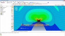 تحلیل ترک، تست خمش سه نقطه ای 3point bending در اباکوس