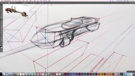 SIMPLE FORM PERSPECTIVE Illustration #6 PART TWO 3pt Forms Birds Eye View