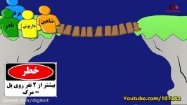 معمای چالشی عبور پل خطرناک