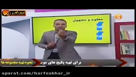 عربی کنکورموسسه حرف آخر تدریس معلوم ومجهول استادواعظی