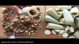 Stuffed Zucchini Recipe  دلمه کدو در فر