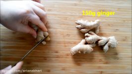 Ginger Shot Recipe  شات زنجبیل