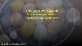 Naturally Dyed Easter Eggs  آموزش رنگ کردن تخم مرغ های عید رنگ های طبیعی