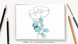 How to draw Smurflily • The Smurfs