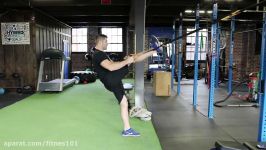 How To TRX Curtsy Kick  Hows Your Balance