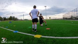 FULL soccer training session with young baller Aidyn  Joner 1on1 football training  Drills
