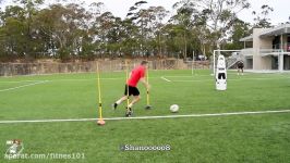 Shooting drill  Individual Soccer Training  Joner 1on1