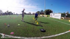 FULL training session with PREMIER LEAGUE youngster Alex Robertson  Joner 1on1 Football Training