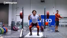 Squat Max Out Session 275kg PR Fares Meso Hassona Elbakh 19yo Qa