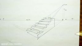 FORMAL LINEAR PERSPECTIVE SECTION TWO STAIRS Ex.#20 23