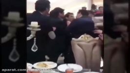 درگیری شدید خونین یک عروسی در تهران شکستن تمام بشقاب لیوان ها تخریب تال