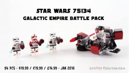 LEGO Starwars 75134 reveiw 2016