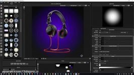 آموزش Lightmap HDR Light Studio Carbon در تری دی مکس