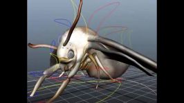 رجینگ حشرات  در مایاcaracter rigging insect 2