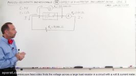 Physics  EM Resistivity and Resistance 32 of 33 Effects of Volt Current Meter
