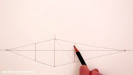 How to Draw a House in 2 Point Perspective Step by Step