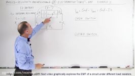 Physics  EM Resistivity and Resistance 28 of 33 Find the Potential Difference of a Circuit