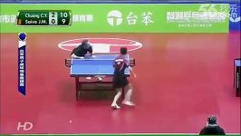 جالب ترین خنده دار ترین بازی تنیس روی میز در تاریخ ITTF