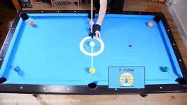 Cue Ball Position Control Drill  Angle Fraction Ball A